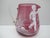 Red Mary Gregory Czech Red Glass Enamel Figural Painted Creamer Pitcher & Sugar Bowl For Sale - Image 8 of 16