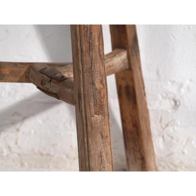 Antique Handmade Stool, 1900 For Sale - Image 6 of 8