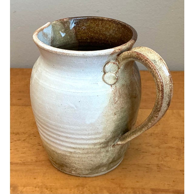 Ceramic Vintage Aboriginal Studio Pottery Pitcher For Sale - Image 7 of 12