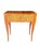 Vintage Baker Furniture French Regency Side Tables, Pair | Mid-Century Cherry Demilune Nightstands With Gilt Reeded Drawers For Sale - Image 11 of 15