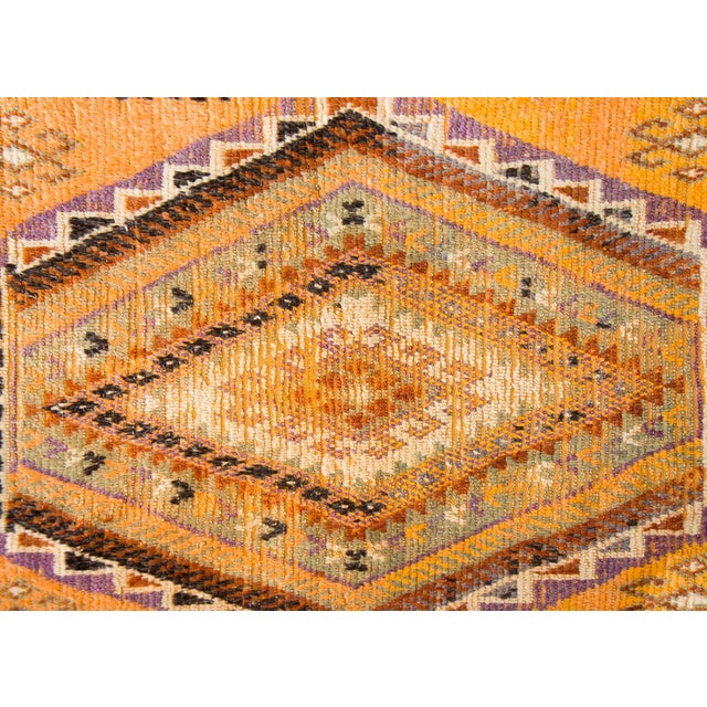 Textile Vintage Mid-20th Century Moroccan Rug For Sale - Image 7 of 14