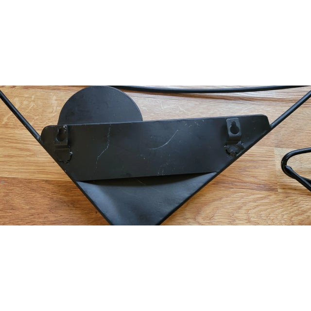 Vintage Hanging Metal Wall Art Sculptured Martini Glasses Bar Decor For Sale - Image 12 of 18