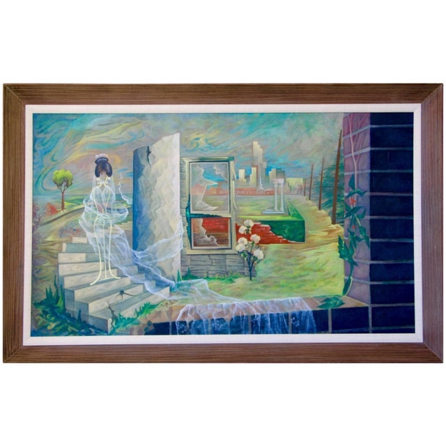 Cees Brokke "The Spirit of the House" Painting For Sale