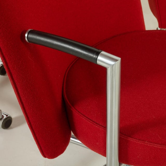 Partner Chairs by J. Foersom & P. ​​Hiort-Lorenzen for Erik Jørgensen, Denmark, 1970s, Set of 4 For Sale - Image 16 of 18