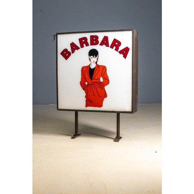 Vintage Advertising Lightbox, 1970s For Sale - Image 4 of 6