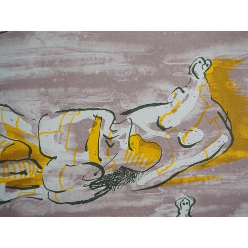 Henry Moore, Three Reclining Nudes, 1971, Lithograph For Sale - Image 4 of 6