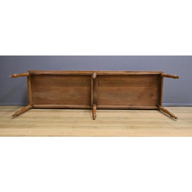 Cherrywood Farmhouse Table, Late 19th Century For Sale - Image 14 of 16