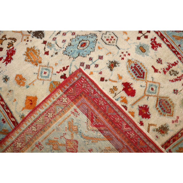 Boho Chic Antique Zabihi Collection Turkish Ghiordes Rug For Sale - Image 3 of 9