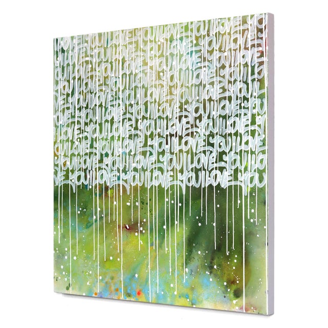 Contemporary Into the Wilds - Original Abstract Street Art Mixed Media Painting on Canvas by Amber Goldhammer For Sale - Image 3 of 9