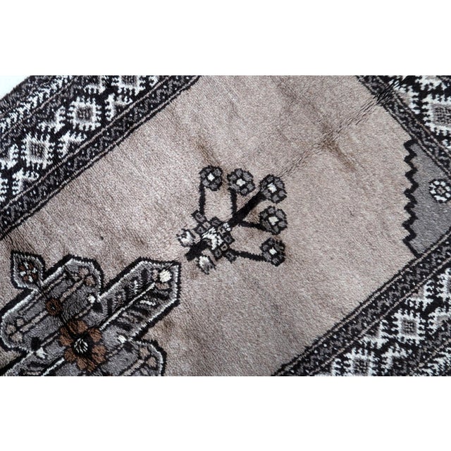 1970s, Handmade Vintage Persian Gabbeh Rug 3.6' X 7' For Sale - Image 9 of 13