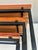 Nesting Tables in Teak and Black Iron by Cees Braakman for Pastoe, 1950s, Set of 3 For Sale - Image 12 of 13