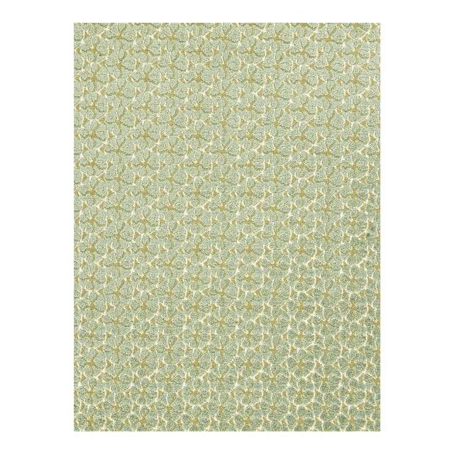 The House of Scalamandré Petal Velvet Fabric, Meadow For Sale