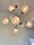 Mid-Century Modern Contemporary Italian Chromed Sputnik Chandelier in Pink "Pulegoso" Murano Glass For Sale - Image 3 of 9