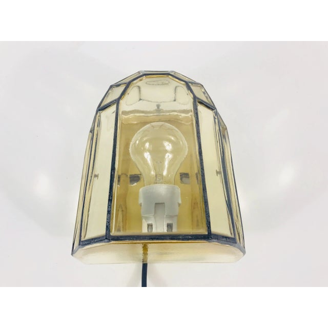 Mid-Century Modern 1960s Mid-Century Modern Wall Lamp by Glashütte Limburg For Sale - Image 3 of 10