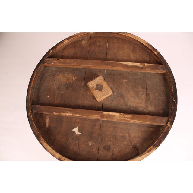 Empire Mahogany Marble Top Center Table For Sale - Image 12 of 13