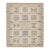 Modern Swedish Style Handmade Wool Flatweave Rug Geometric Scandinavian 8x10 For Sale