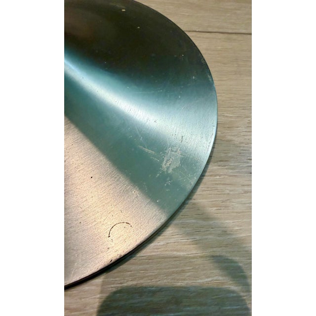 Vintage Mid Century Modern Laurel Rosewood Nickel Mushroom Floor Lamp For Sale - Image 10 of 11