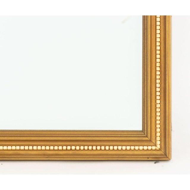 Neoclassical Style Giltwood Framed Mirror For Sale - Image 4 of 7