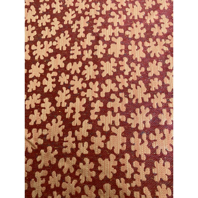 3 yards of beautiful Scalamandré fabric with cloud like shapes.