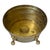 Brass Vintage Asian Motif Lion Head Oval Brass Cachepot Planter For Sale - Image 8 of 9