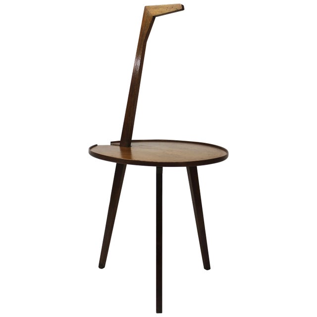 Oak Side Table by Franco Albini For Sale - Image 10 of 10