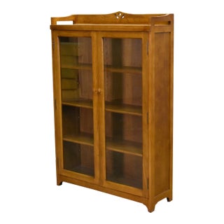 Mission Bookcase / Curio Cabinet - Michael's Cherry (Mc1) For Sale