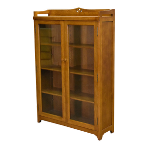 Mission Bookcase / Curio Cabinet - Michael's Cherry (Mc1)