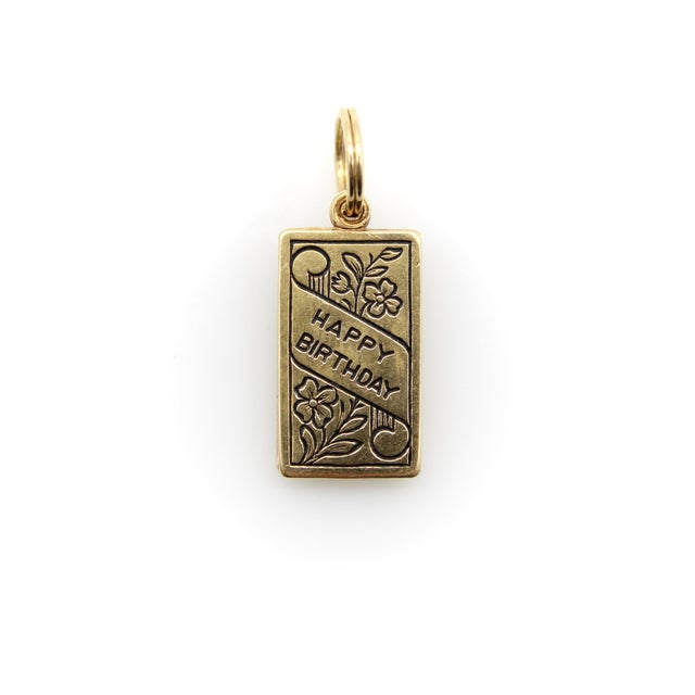 This is the sweetest little charm packed with so much cheer and Happy Birthday-ness. The mechanical charm consists of two...