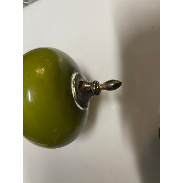 Green Opaline Glass Wall Sconces from Targhetti, Italy, 1960s, Set of 2 For Sale - Image 6 of 9