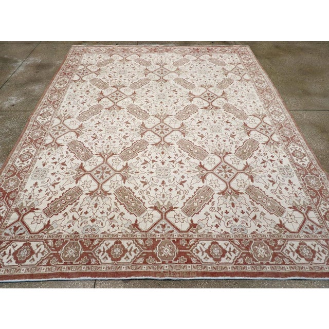 Cotton asymmetric knots on a cotton foundation. All-cotton pile rugs are primarily an Indian creation, with most...