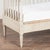 Early 19th Century 19th Century Swedish Gustavian White Painted Pine Bench Settee With Slat Back For Sale - Image 5 of 13