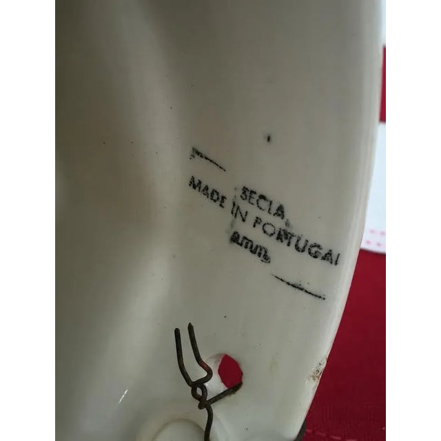 Ceramic Vintage Hand Painted Hanging Pottery For Sale - Image 7 of 7