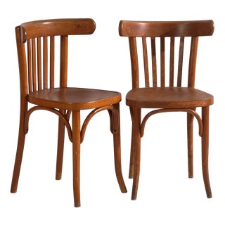 Bentwood Chairs by Michael Thonet for Ton, Former Czechoslovakia, 1960s, Set of 2 For Sale
