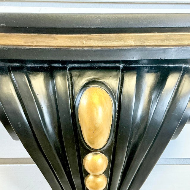 1940s Vintage French Neoclassical Art Deco Hollywood Regency Wall Bracket For Sale - Image 12 of 14