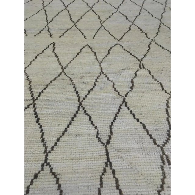 Native American Navajo Style Hand Knotted Rug - 8'0" X 9'11" For Sale - Image 3 of 5
