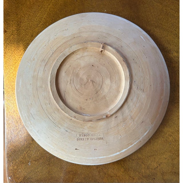 10” vintage Horezu pottery bowl from Romania. This Romanian folk art is handcrafted in the town of Horezu. The style is...
