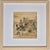 Set of 4 Antique Japanese Paintings of Temples and Landscapes – Newly Framed For Sale - Image 4 of 9