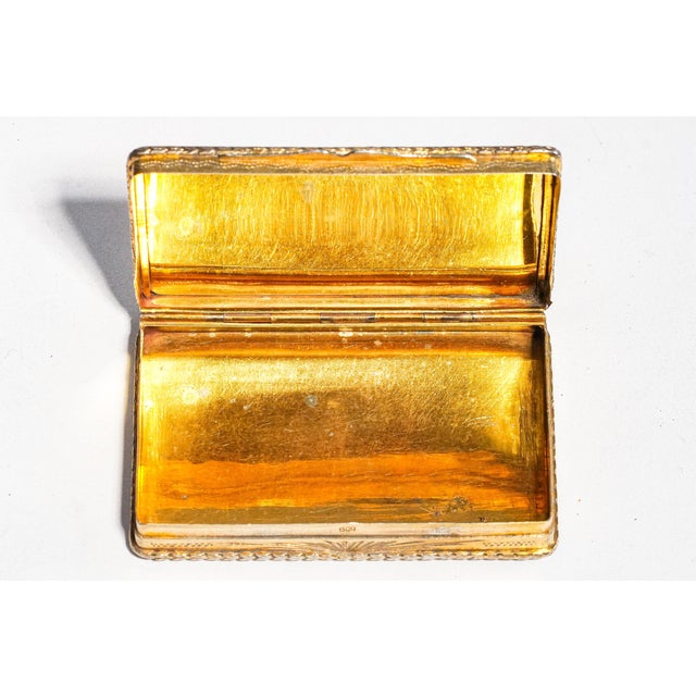 Amazing European 19th Century Antique Continental 800 Silver Gold Gilt Enamel Snuff Box Nereid Riding Hippocamp Neoclassical Art Tobacciana For Sale - Image 10 of 16