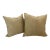 Pair of Cut Velvet Pillows Feather Down Inserts For Sale