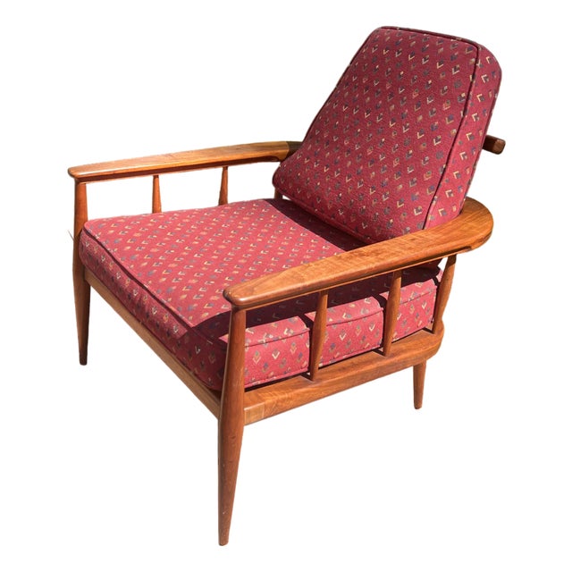 1950s Mid-Century Modern Custom Spindle-Back Lounge Chair, Paul McCobb Style - From Artists' Home For Sale