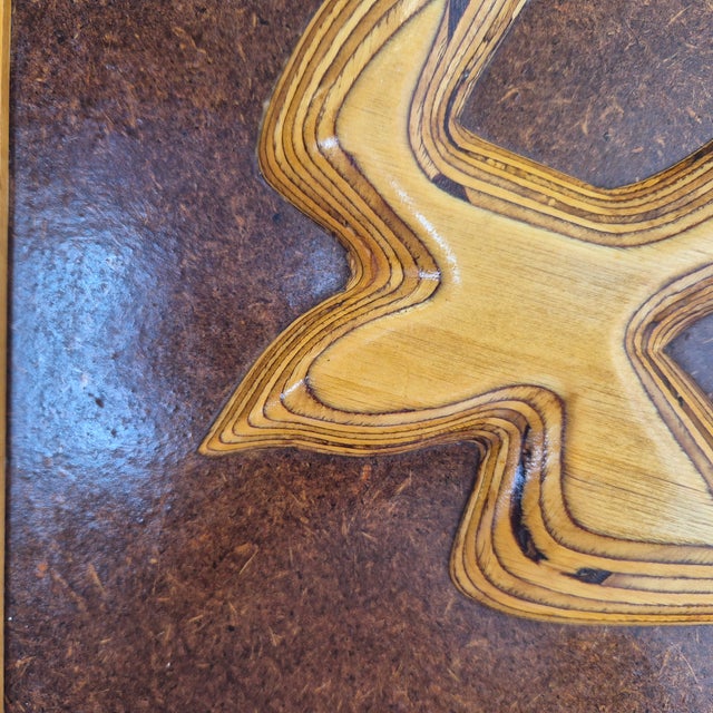 Teak Wall Relief with Swallow, Denmark, 1960s For Sale - Image 6 of 8