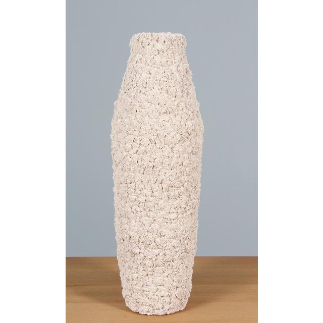 Gilles Caffier “Popcorn”. Vase of unglazed ceramics This piece is attributed to the mentioned designer/maker. It has no...