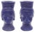 Griffin & Mata Blue Pantelleria from Crita Ceramiche, Set of 2 For Sale