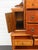 Early 1900s Depression Era Carved Inlay Tall Chest of Drawers 6639 For Sale - Image 12 of 18