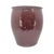 Red Late 20th-Century Chinese Oxblood-Glazed Stoneware Planter 9.75" For Sale - Image 8 of 10