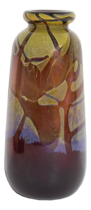 Donald Carlson Signed 1972 Art Glass Vase