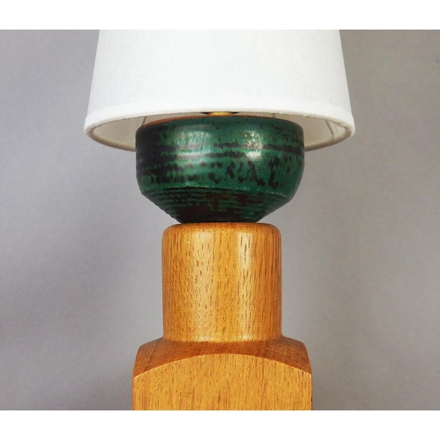 Wood Wall Lights attributed to Guillerme and Chambron for Votre Maison, 1950s, Set of 2 For Sale - Image 7 of 10