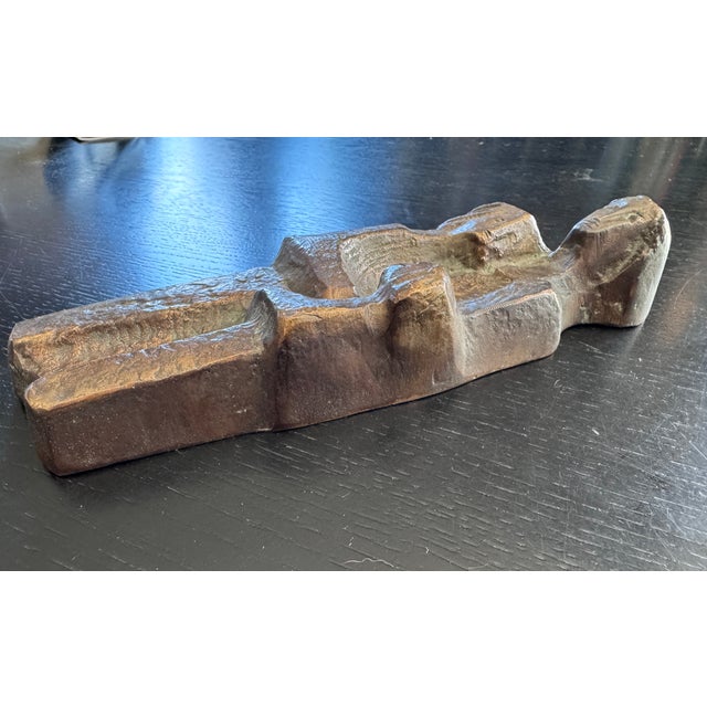 Cubist Bas-Relief, 1950s, Bronze For Sale - Image 3 of 8