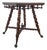 Antique Wooden Accent Table With Ball-and-Claw Feet For Sale