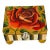 Reduced-Handpainted Signed Art Deco Rose Treasure Box For Sale